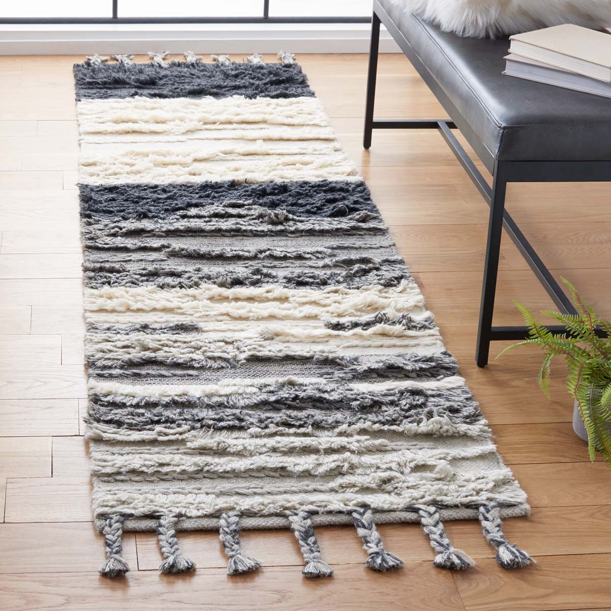 Safavieh Kenya 955 Rug, KNY955 - Ivory / Grey