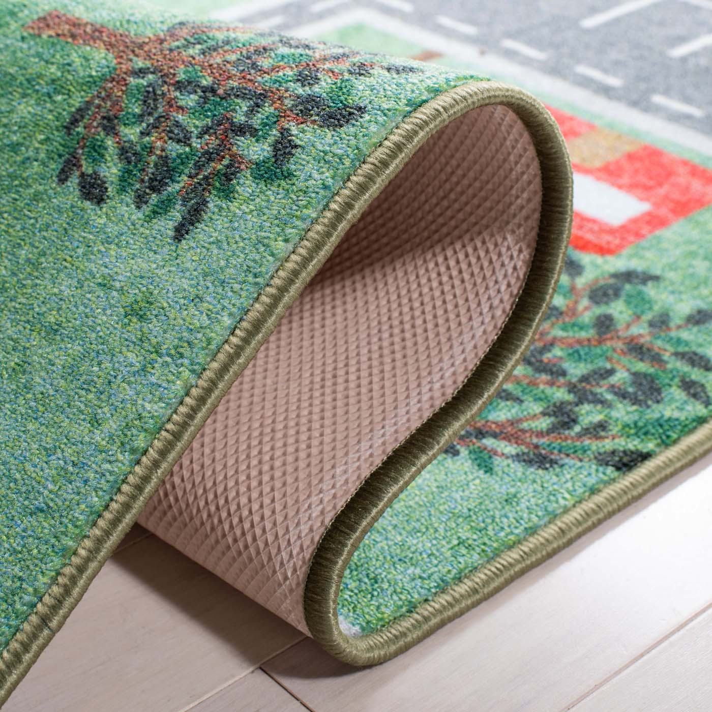 Safavieh Kids Playhouse 200 Rug, KPH200 - Green / Charcoal