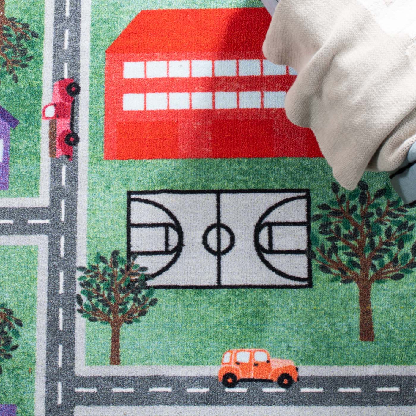 Safavieh Kids Playhouse 200 Rug, KPH200 - Green / Charcoal