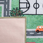 Safavieh Kids Playhouse 200 Rug, KPH200 - Green / Charcoal