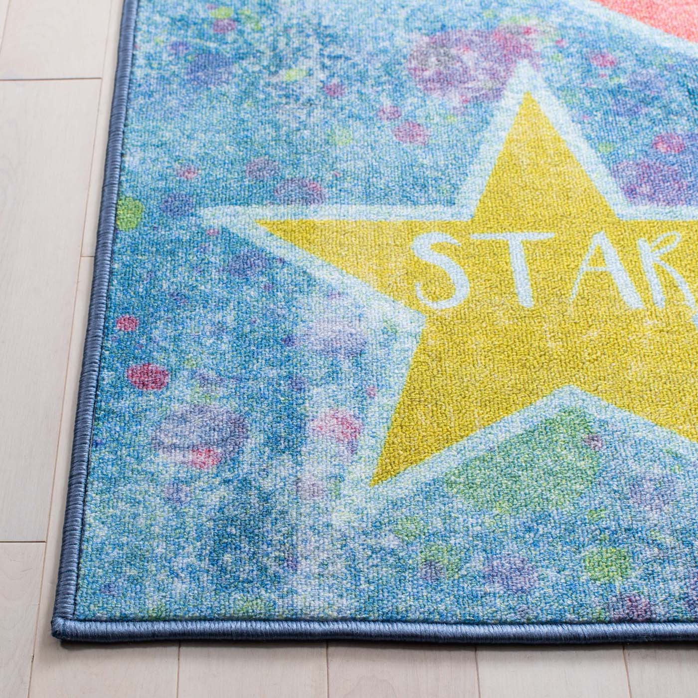 Safavieh Kids Playhouse 201 Rug, KPH201 - Blue / Pink