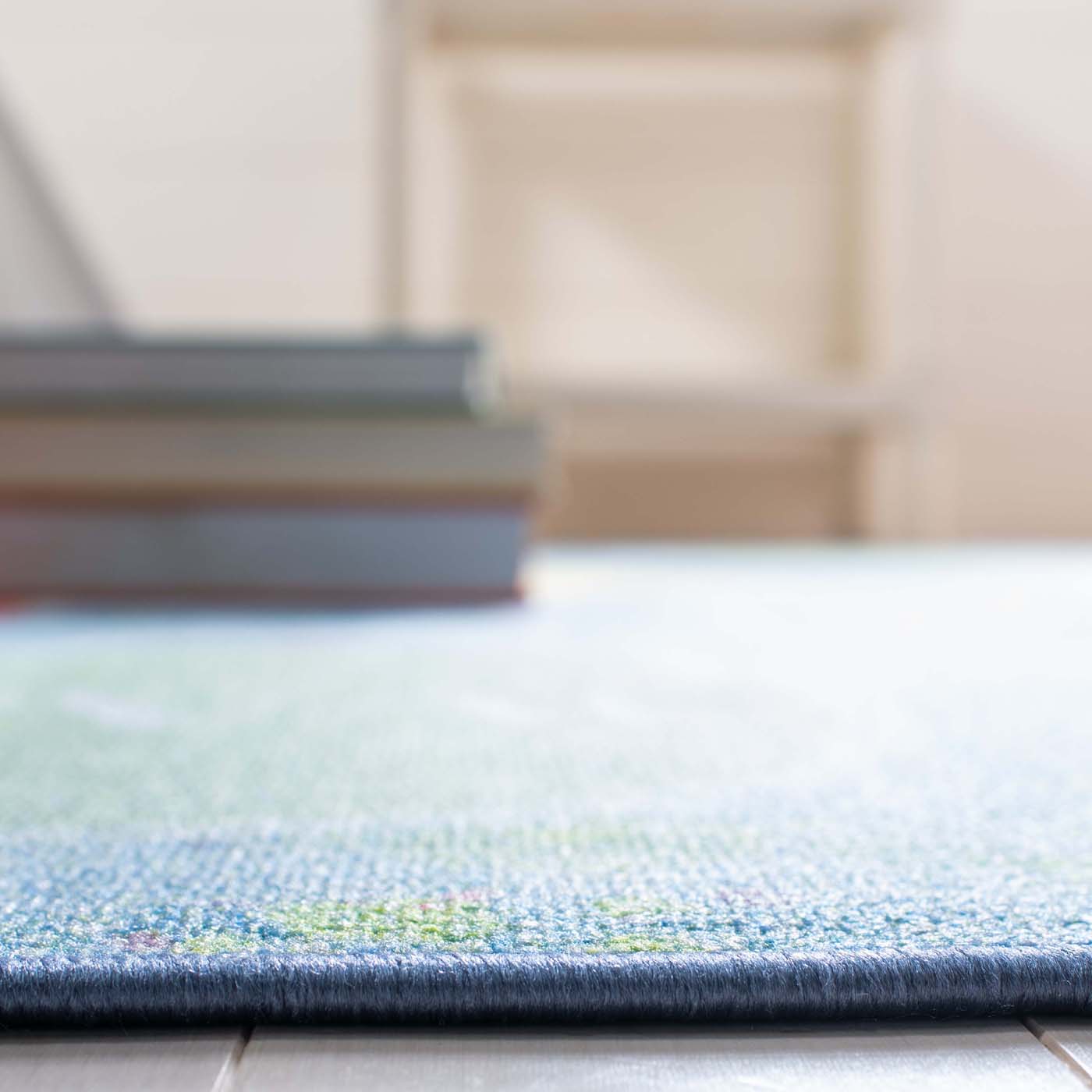 Safavieh Kids Playhouse 201 Rug, KPH201 - Blue / Pink