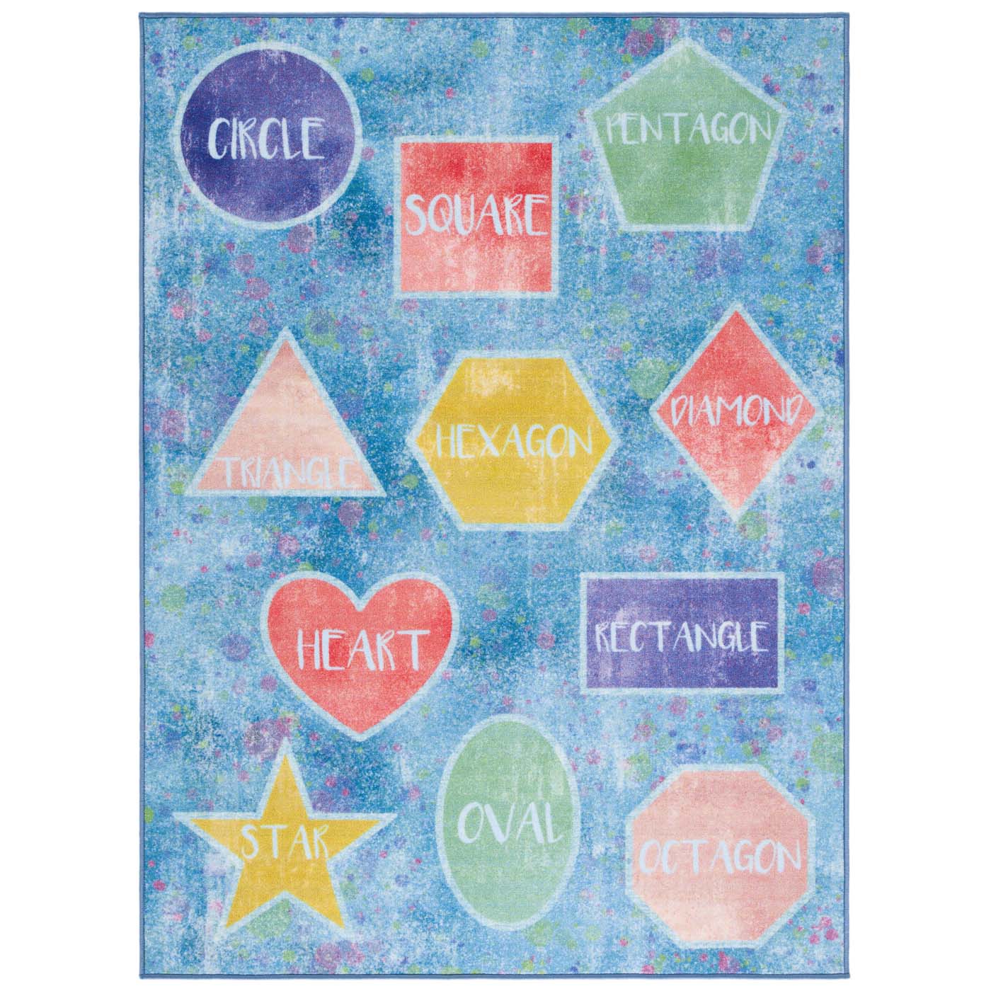 Safavieh Kids Playhouse 201 Rug, KPH201 - Blue / Pink