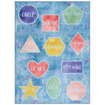 Safavieh Kids Playhouse 201 Rug, KPH201 - Blue / Pink