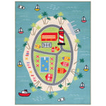Safavieh Kids Playhouse 202 Rug, KPH202 - Blue / Green