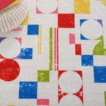 Safavieh Kids Playhouse 203 Rug, KPH203 - Ivory / Red