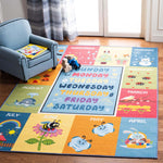 Safavieh Kids Playhouse 224 Rug, KPH224 - Blue / Green