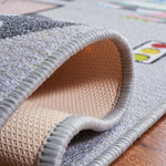 Safavieh Kids Playhouse 226 Rug, KPH226 - Grey / Pink