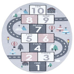 Safavieh Kids Playhouse 226 Rug, KPH226 - Grey / Pink