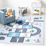 Safavieh Kids Playhouse 226 Rug, KPH226 - Grey / Blue