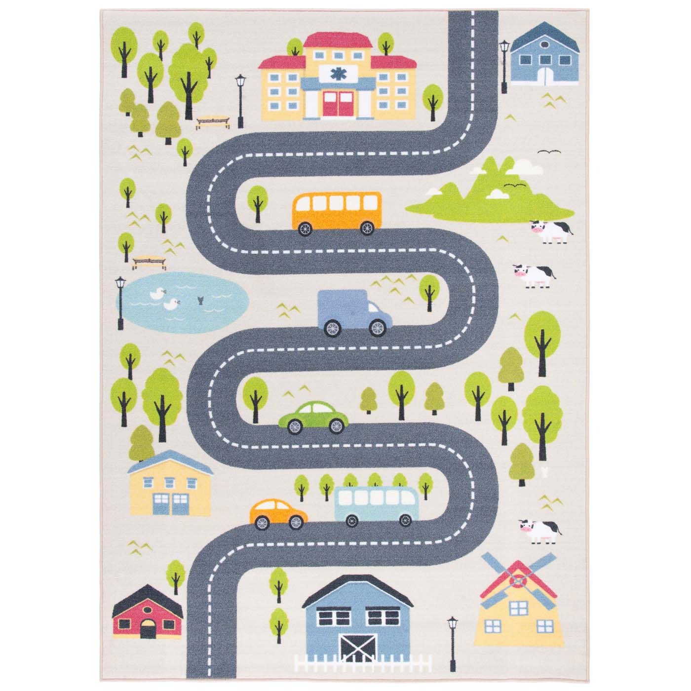 Safavieh Kids Playhouse 227 Rug, KPH227 - Beige / Green