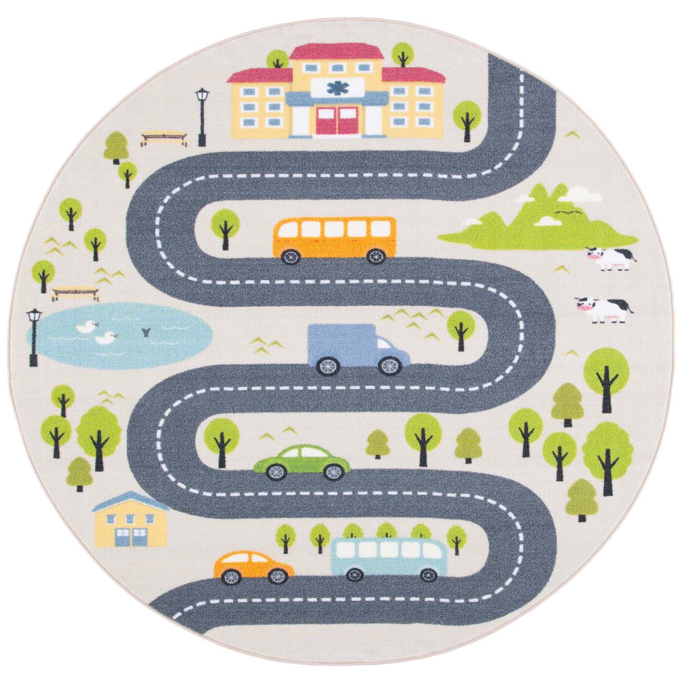 Safavieh Kids Playhouse 227 Rug, KPH227 - Beige / Green