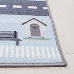 Safavieh Kids Playhouse 232 Rug, KPH232 - Blue / Dark Grey