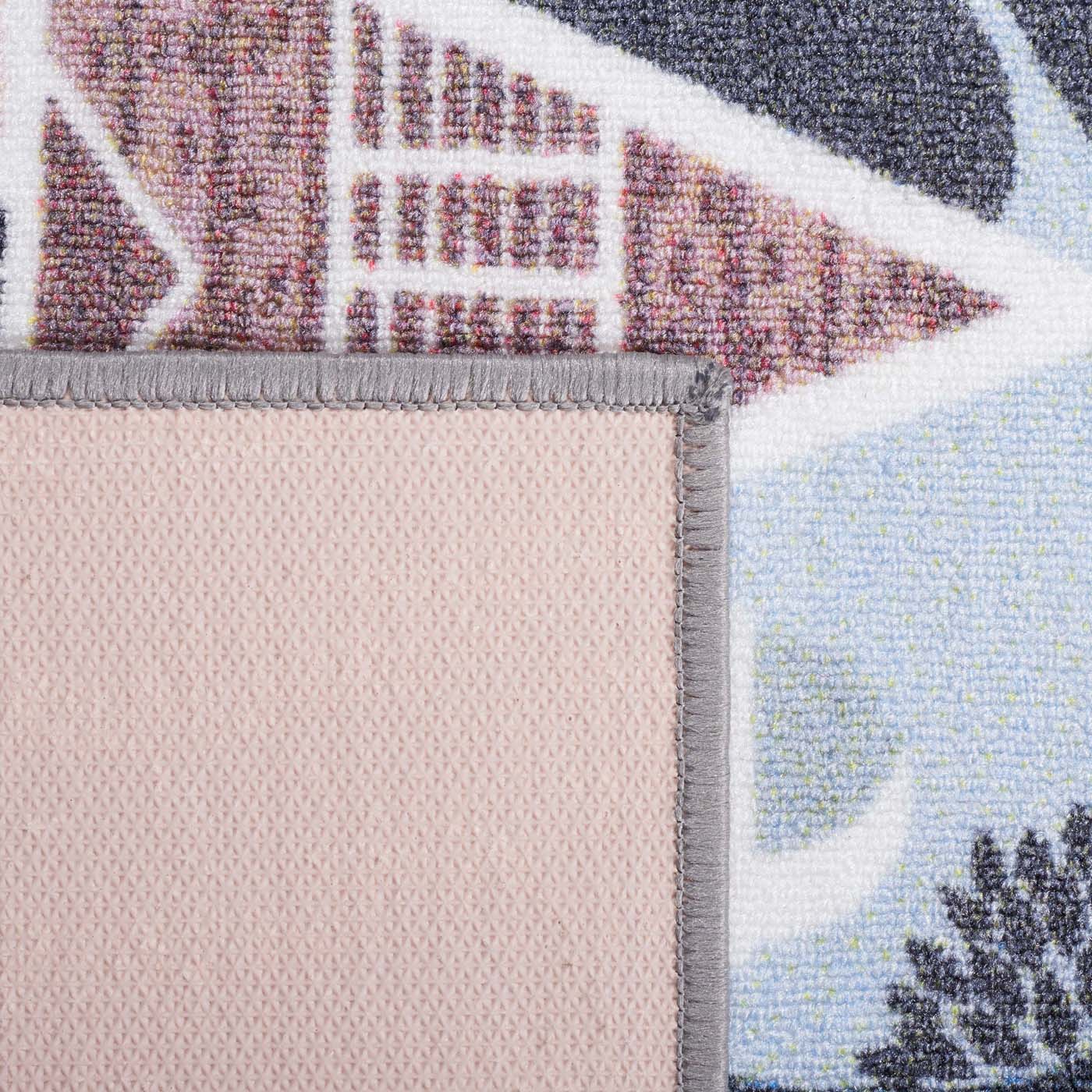 Safavieh Kids Playhouse 232 Rug, KPH232 - Blue / Dark Grey