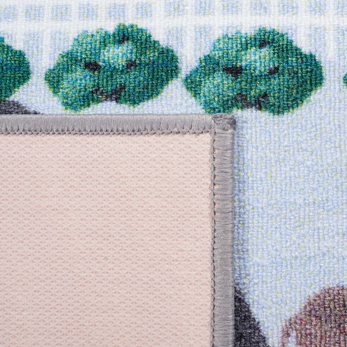 Safavieh Kids Playhouse 235 Rug, KPH235 - Blue / Dark Grey