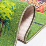 Safavieh Kids Playhouse 235 Rug, KPH235 - Dark Green / Light Grey