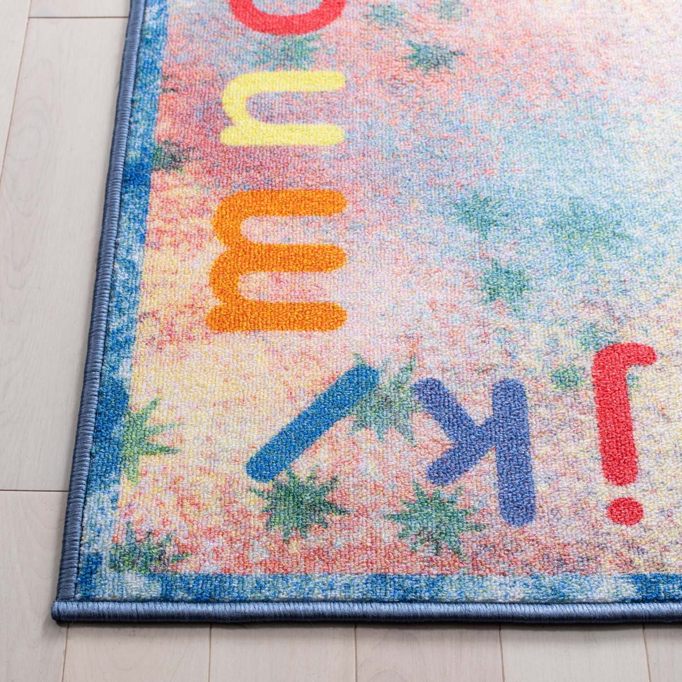 Safavieh Kids Playhouse 251 Rug, KPH251 - Blue / Orange