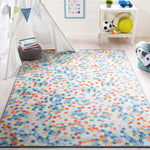 Safavieh Kids Playhouse 258 Rug, KPH258 - Ivory / Blue