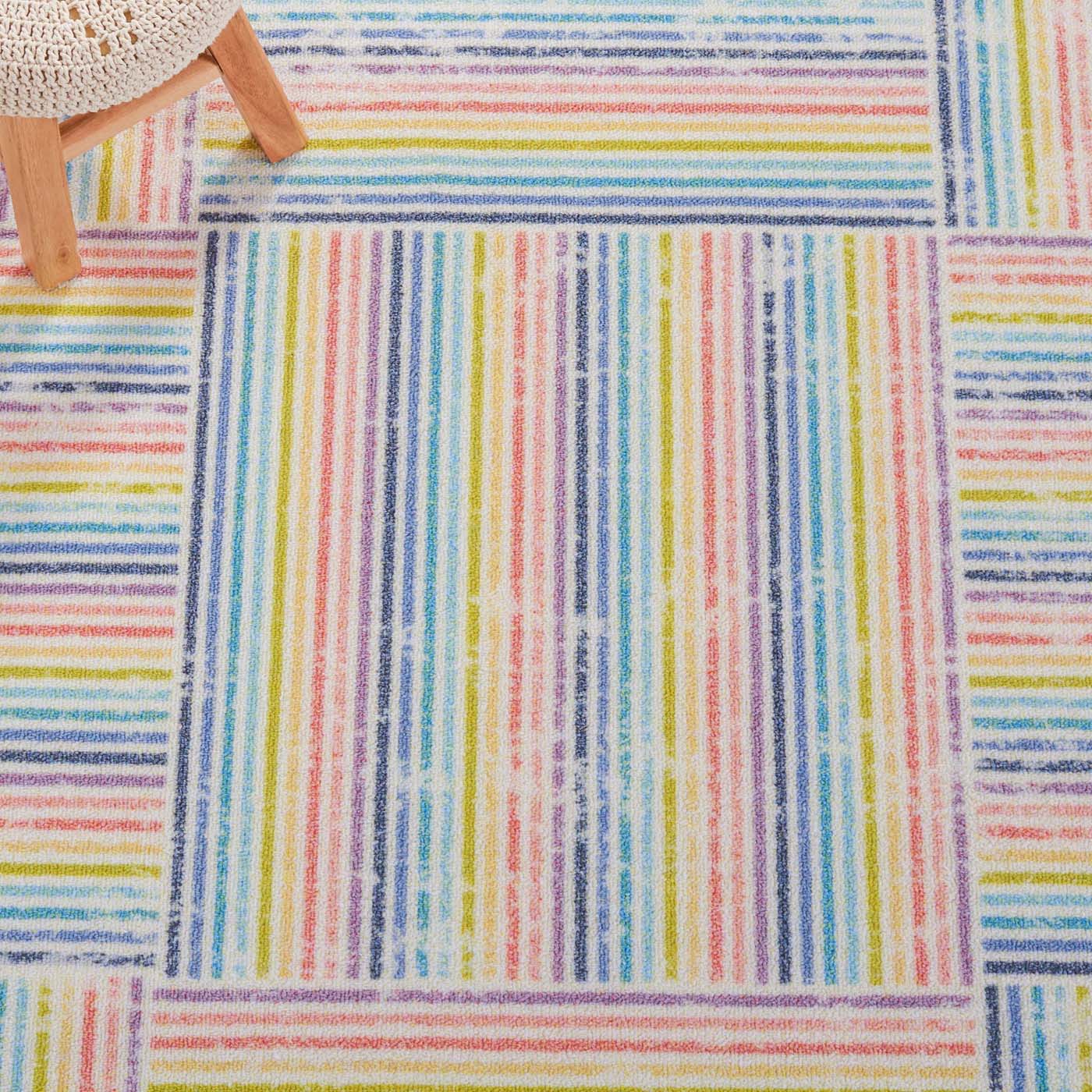 Safavieh Kids Playhouse 259 Rug, KPH259 - Ivory / Blue