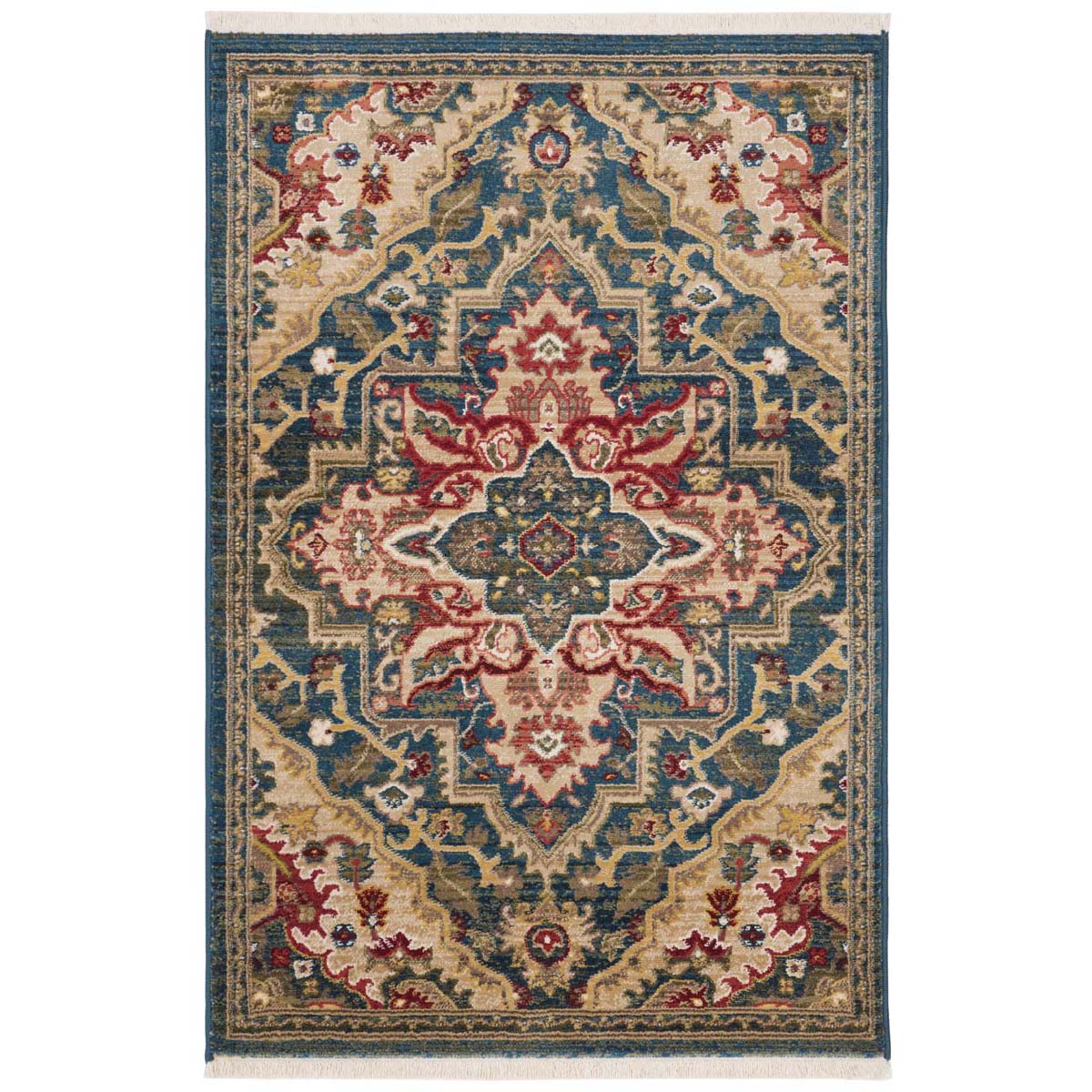 Safavieh Kashan 304 Rug, KSN304 - Blue / Beige