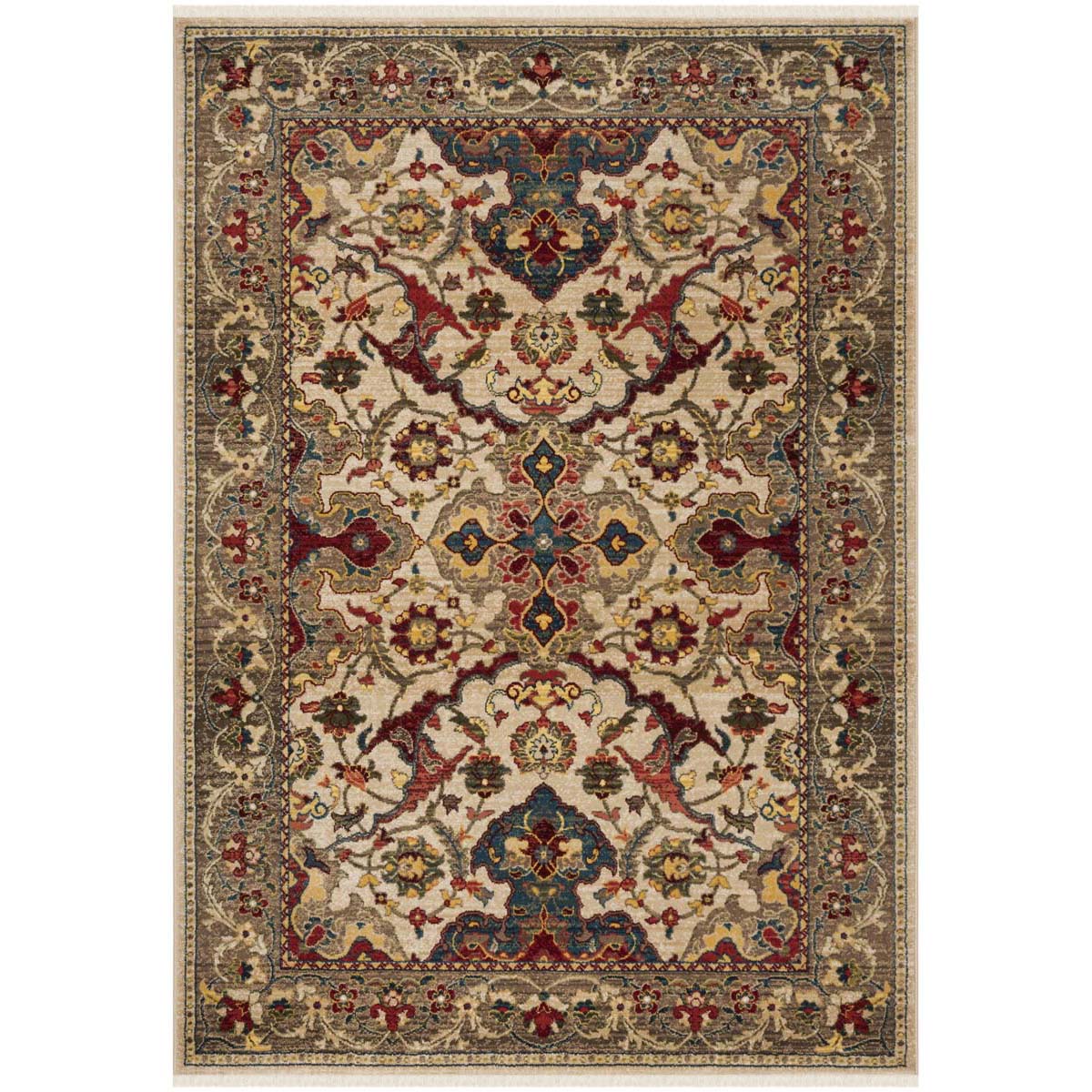 Safavieh Kashan 307 Rug, KSN307 - Ivory / Taupe