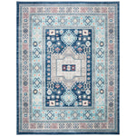 Safavieh Kazak 100 122 Rug, KZK122 - Blue / Creme
