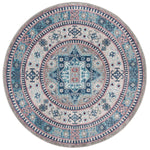 Safavieh Kazak 100 122 Rug, KZK122 - Grey / Blue