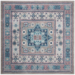 Safavieh Kazak 100 122 Rug, KZK122 - Grey / Blue