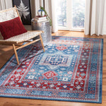 Safavieh Kazak 100 122 Rug, KZK122 - Red / Blue