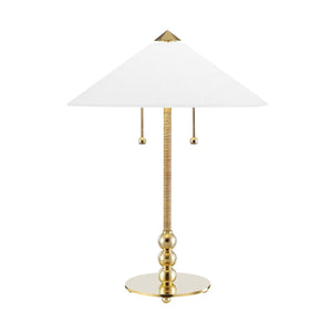 Hudson Valley Lighting Flare 2 Light Table Lamp