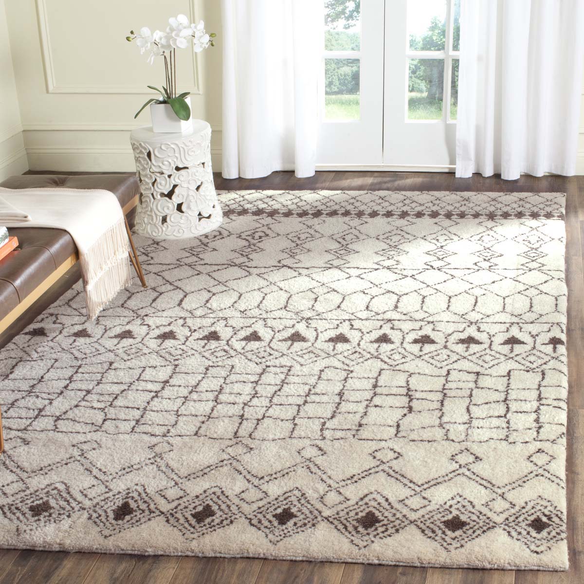 Safavieh Loft 122 Rug, LFT122 - Creme / Brown