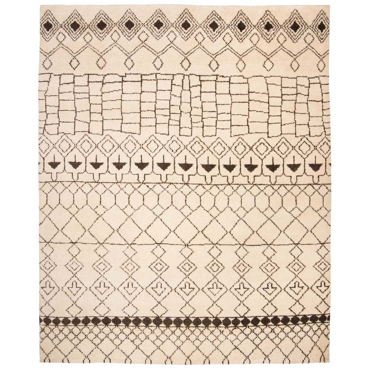 Safavieh Loft 122 Rug, LFT122 - Creme / Brown