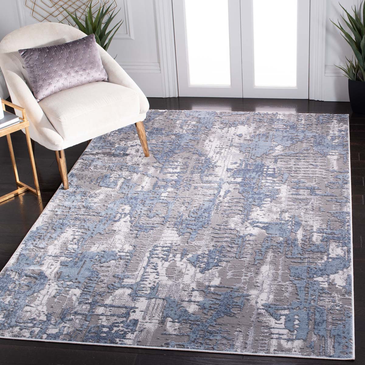 Safavieh Lagoon 174 Rug, LGN174 - Grey / Blue
