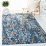 Safavieh Lagoon 174 Rug, LGN174 - Blue / Gold