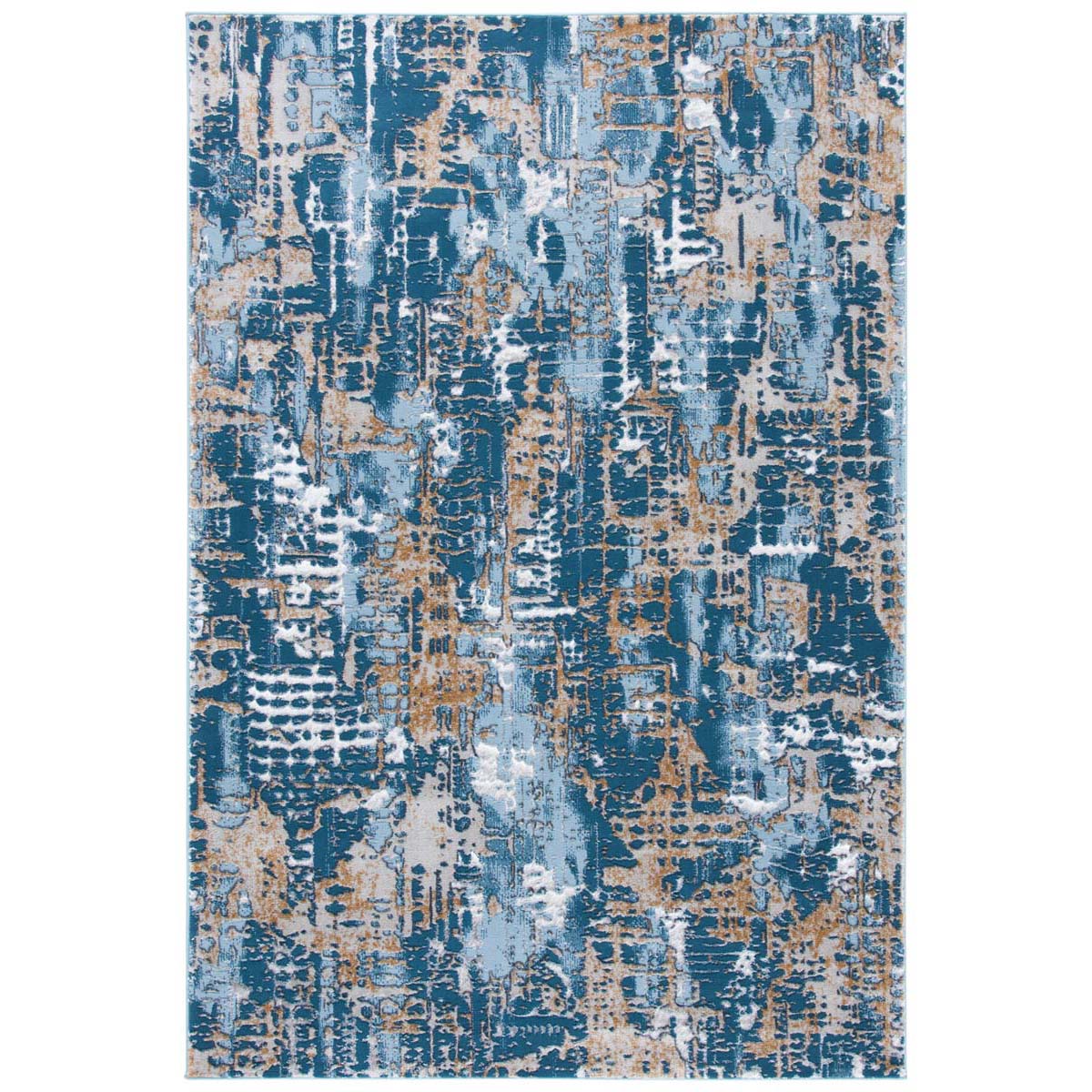 Safavieh Lagoon 174 Rug, LGN174 - Blue / Gold