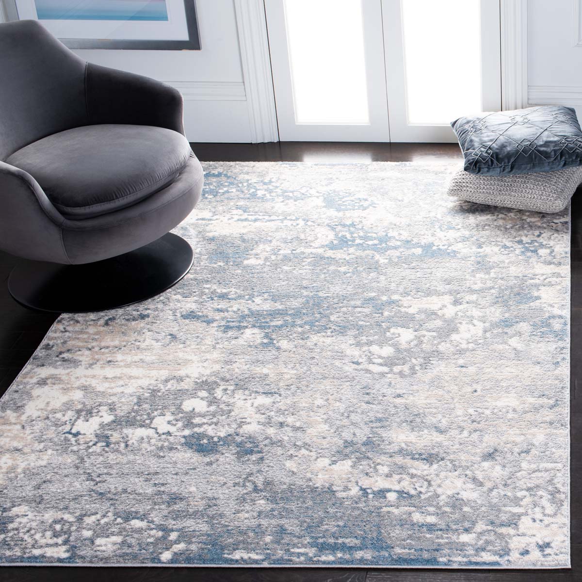 Safavieh Lagoon 571 Rug, LGN571 - Grey / Blue