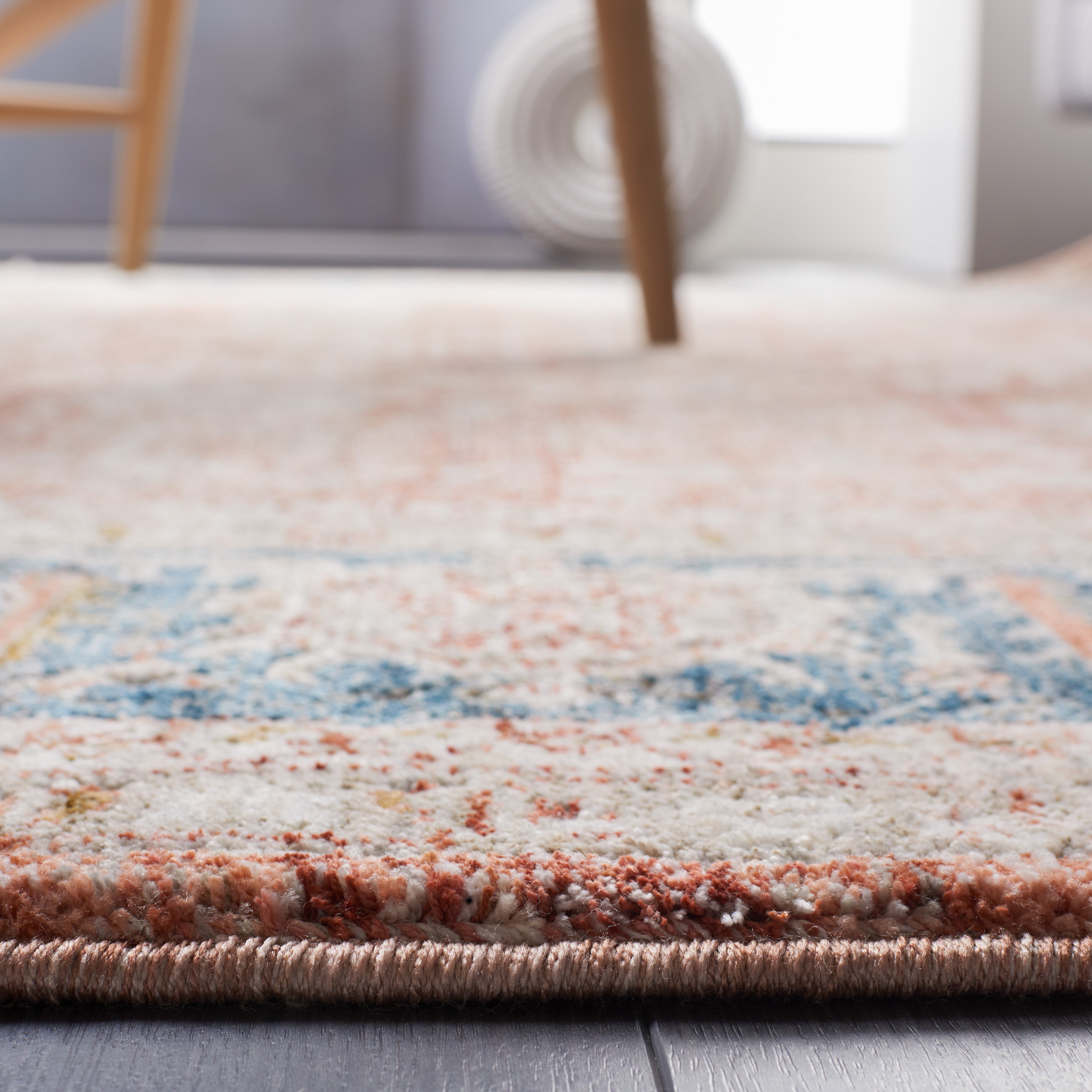 Safavieh Limitee 740 Rug, LIM740 - Rust / Blue