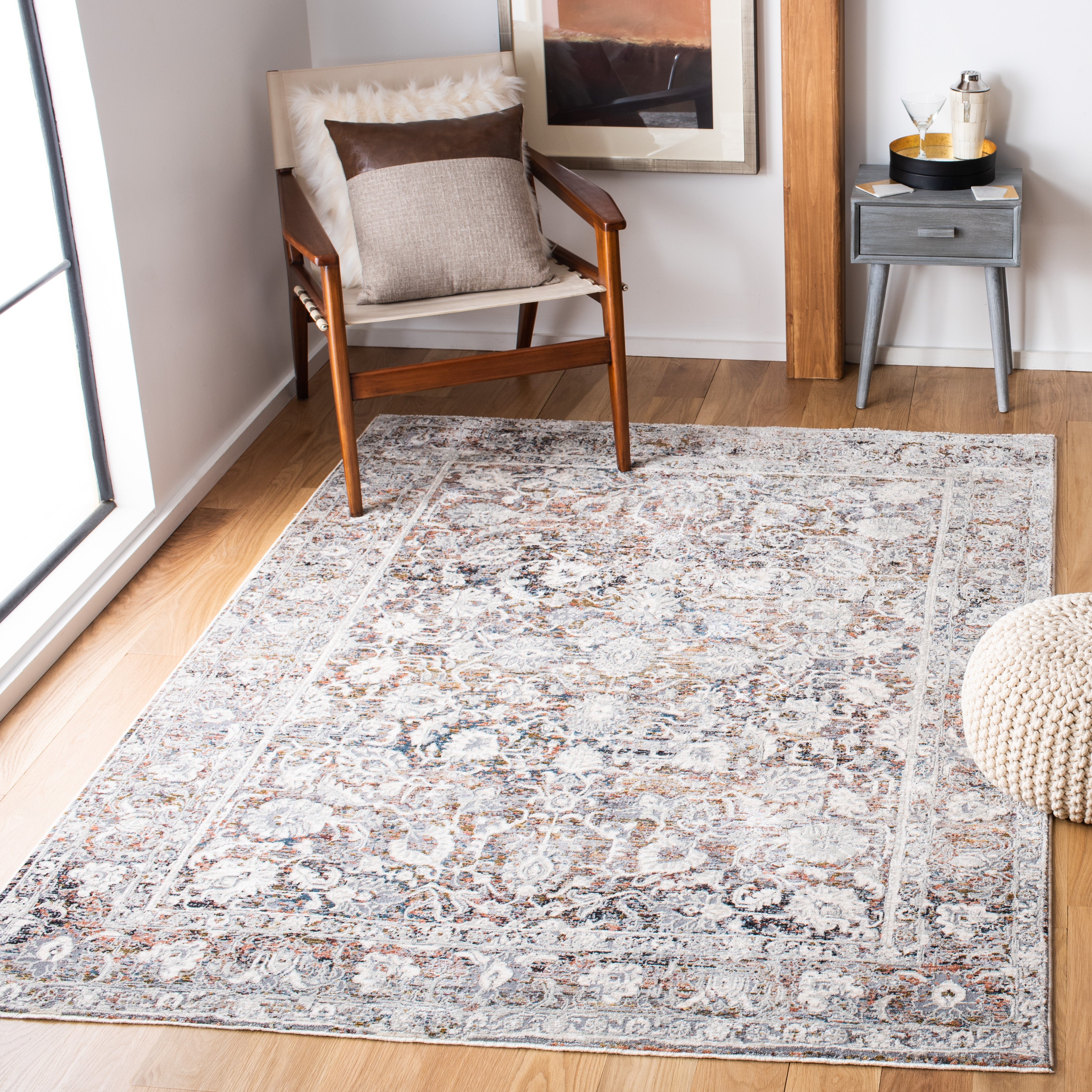 Safavieh Limitee 762 Rug, LIM762 - Grey / Beige