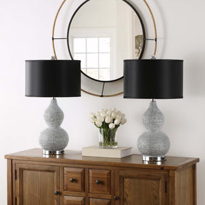 Safavieh Nicole Bead Base Table Lamp W/ USB Port(Set of 2), LIT4014