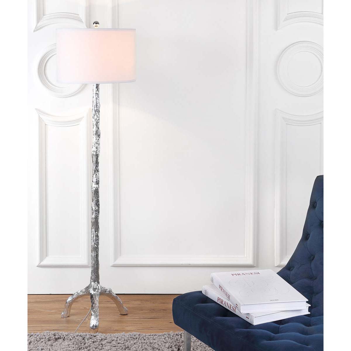 Safavieh Silver 58 Inch H Branch Floor Lamp, LIT4075