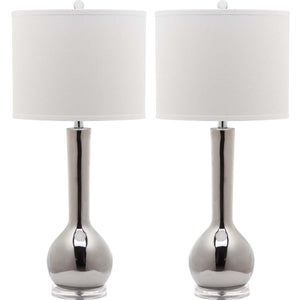 Safavieh Mae 30.5 Inch H Long Neck Ceramic Table Lamp(Set of 2), LIT4091