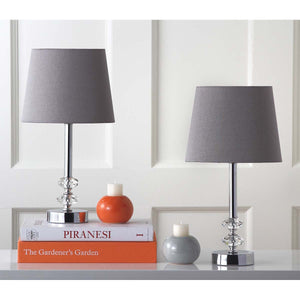 Safavieh Ashford 16 Inch H Crystal Lamp(Set of 2), LIT4131