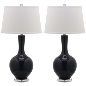 Safavieh Blanche 32 Inch H Gourd Lamp(Set of 2), LIT4148