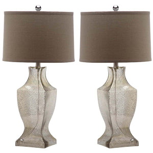 Safavieh Glass 29 Inch H Bottom Lamp(Set of 2), LIT4156