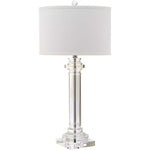 Safavieh Nina 30 Inch H Crystal Column Lamp, LIT4166 - Clear