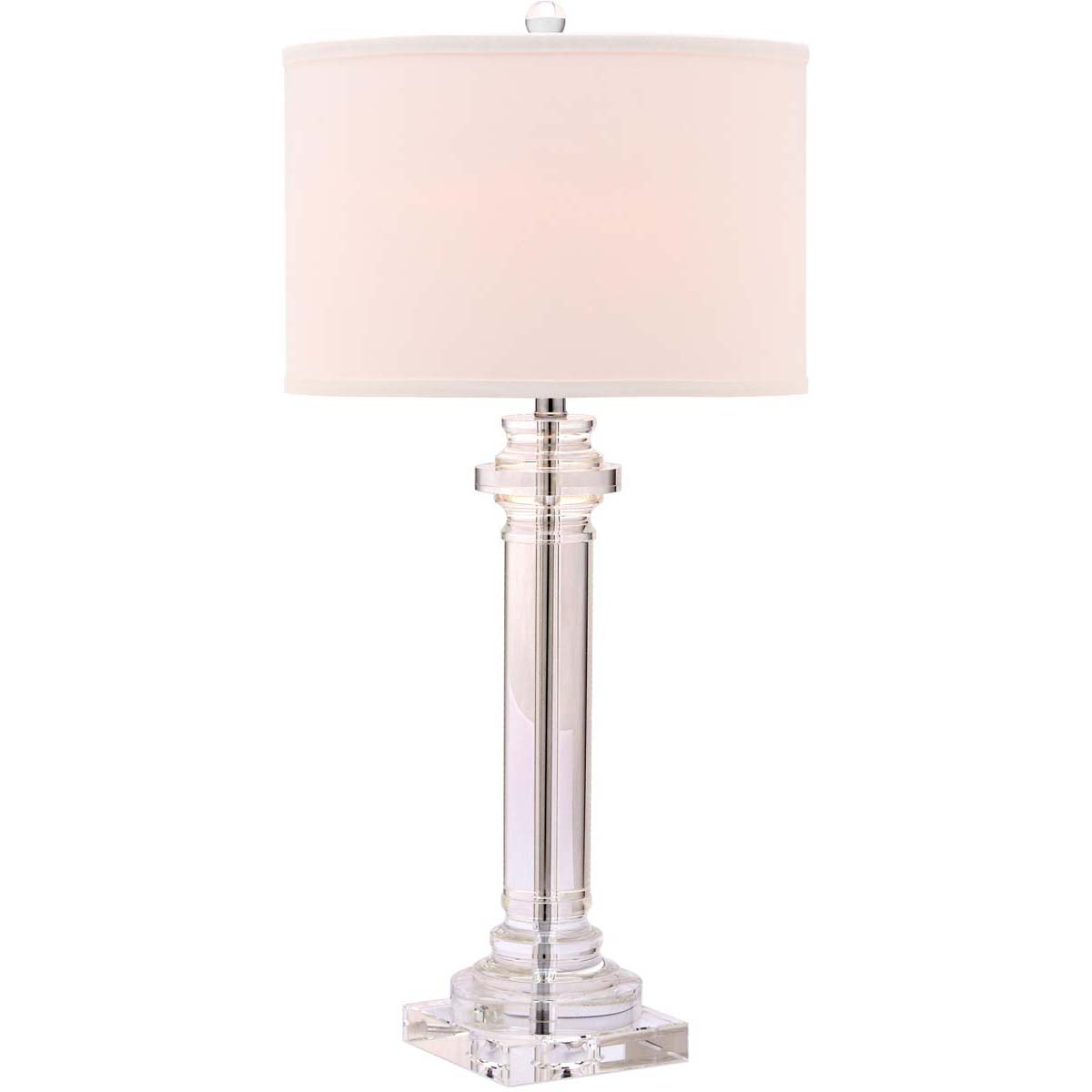 Safavieh Nina 30 Inch H Crystal Column Lamp, LIT4166 - Clear
