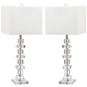 Safavieh Deco 28.5" Crystal Table Lamp(Set of 2), LIT4169
