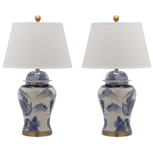 Safavieh Shanghai 29.5 Inch H Ginger Jar(Set of 2), LIT4173