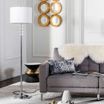 Safavieh Vendome 60 Inch H Floor Lamp, LIT4180 - Clear/Chrome