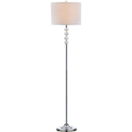 Safavieh Vendome 60 Inch H Floor Lamp, LIT4180 - Clear/Chrome
